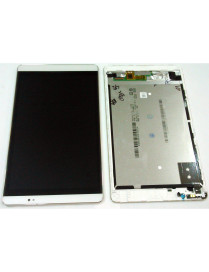 Huawei Mediapad M2 Display LCD + Touch Branco + Frame 