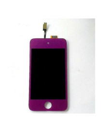 iPod Touch 4 Display LCD + Touch Lilás + Botão Home Lilás