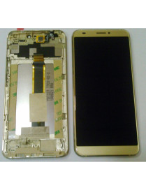 Display LCD + Touch Dourado + Frame Dourada Blackview S6