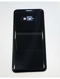 Tampa Traseira preta Samsung Galaxy S10e G970F sm-g970fg + Vidro Lente Câmara