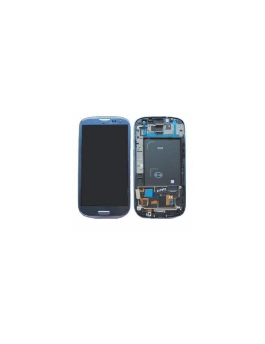Samsung Galaxy S3 i9300 Touch+LCD+Frame Azul 