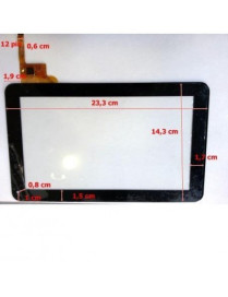 Touch Tablet Universal 9' Preto E-C97008-02 / FPC-TP090001 / RX29 QSD