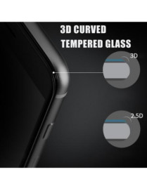 iPhone 6/6S Película Vidro Temperado Curvo 3D Preto