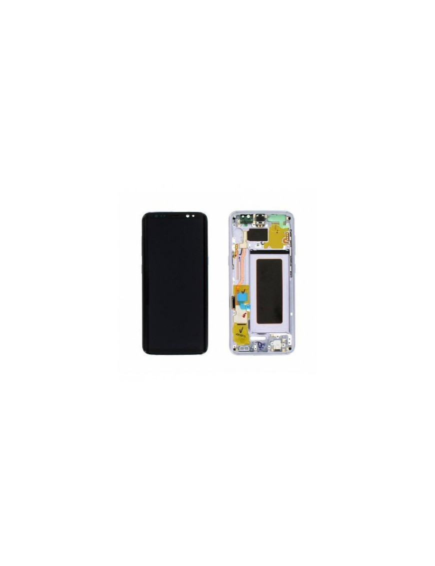 Samsung GH97-20457C Galaxy S8 G950f Display LCD + Touch + Frame Violeta Cinza 