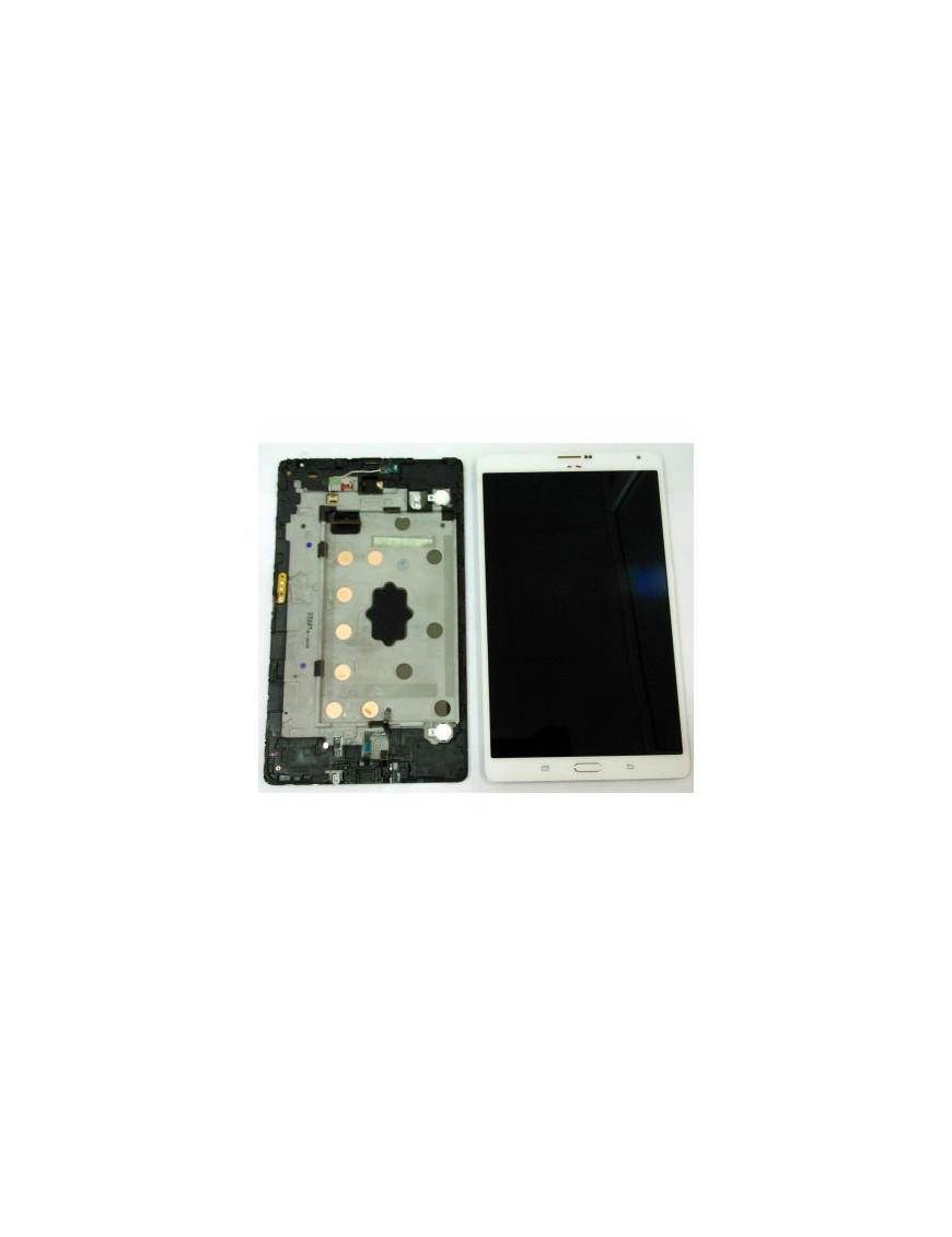Samsung Galaxy Tab S 8.4 4G SM-T705 Display LCD + Touch Branco + Frame 