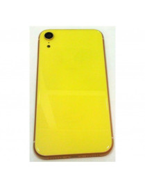 iPhone XR A2105 A2108 Chassi Carcaça Central Frame + Tampa Traseira Amarelo