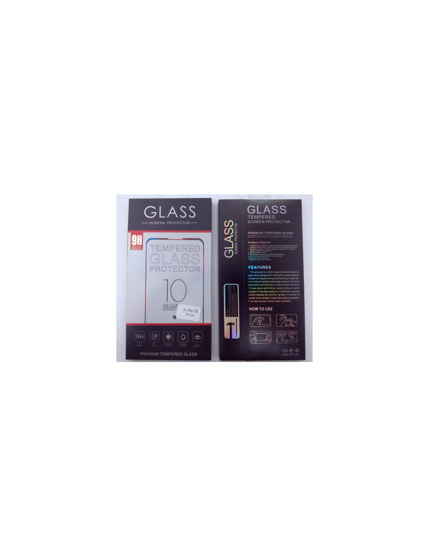 Película vidro temperado curvo Preto iPhone XS Max 11 Pro Max