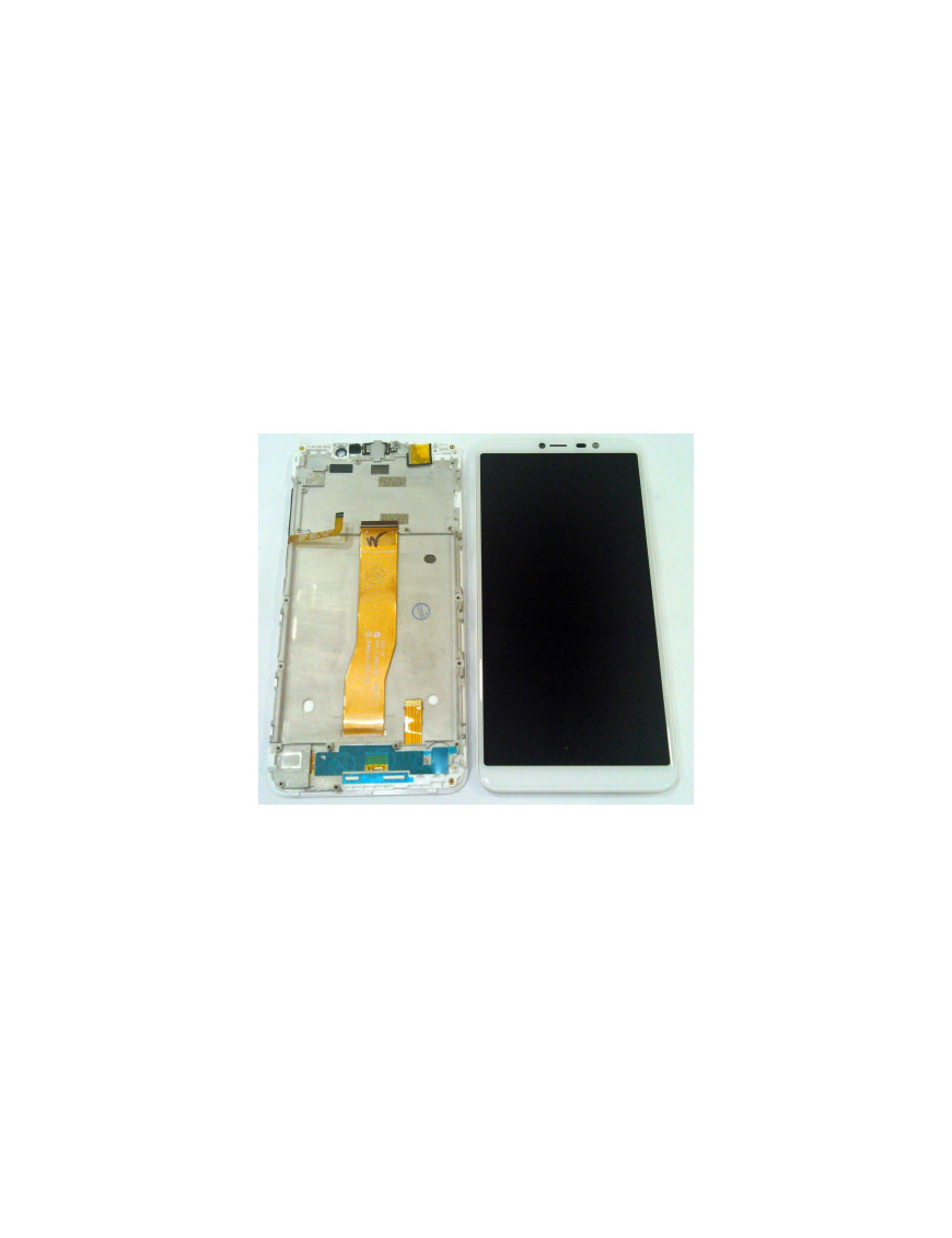 Display LCD + Touch + Frame Branco Wiko Y80