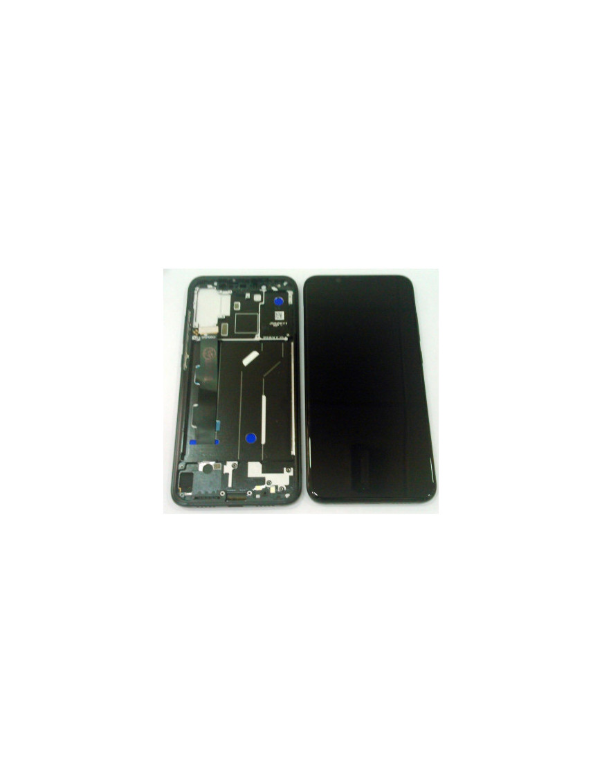 Display LCD + Touch Preto + Frame Preto Compatível Xiaomi Mi 8 MI8