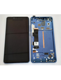 Display LCD OLED Xiaomi Mi 8 SE DK + Touch preto + Frame azul Compatível