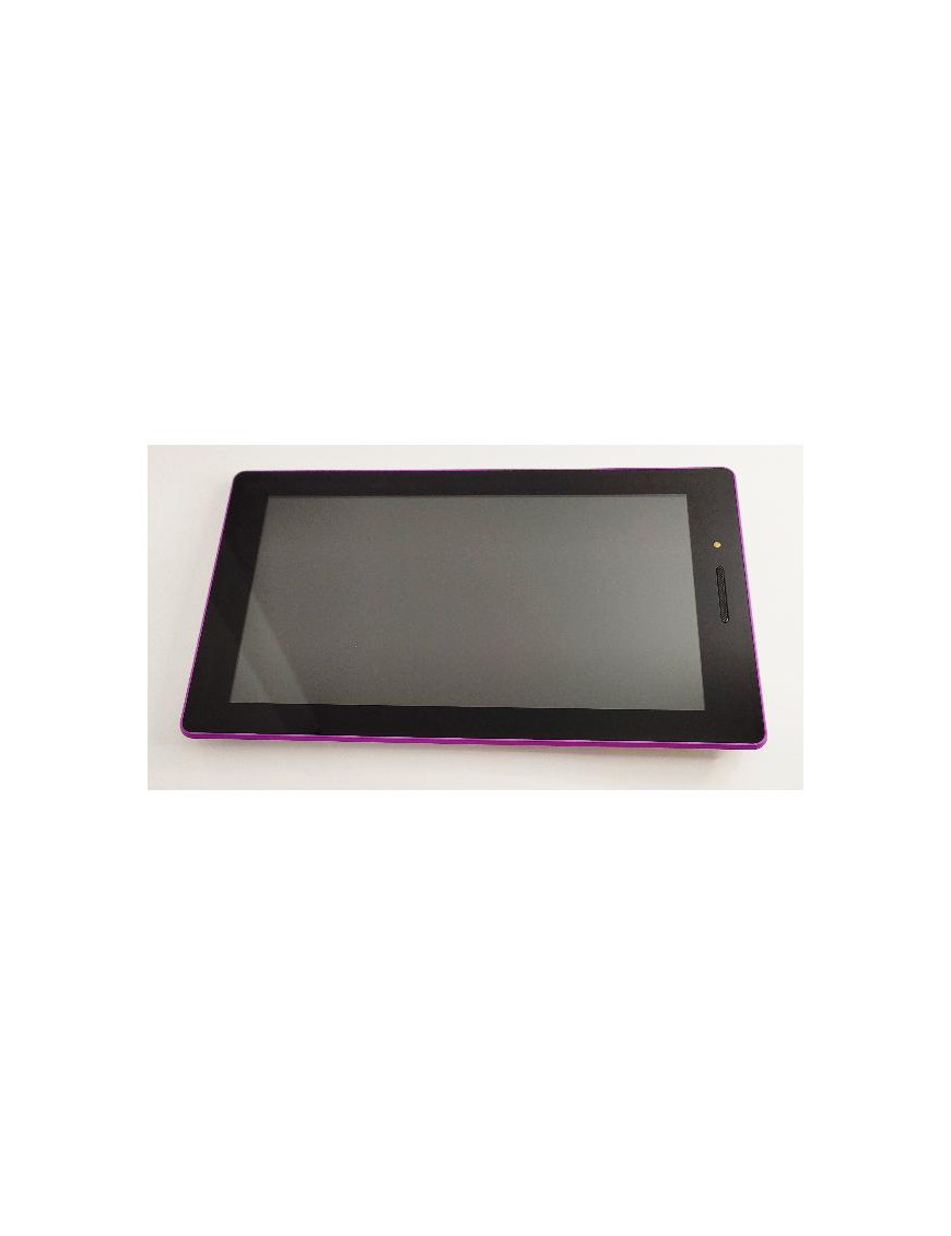 Display LCD Lenovo Tab 3 710f + Touch preto + Frame roxo