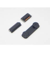iPhone 5 Kit 3 Botões Cor Preto 