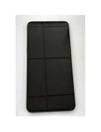 Display LCD OLED Xiaomi Mi Mix 3 DK + Touch preto + Frame Central preta Compatível