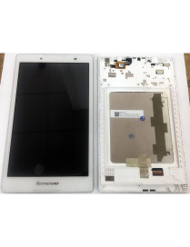 Lenovo Ideatab 2 A8 50F A8-50F Display LCD + Touch Branco + Frame 