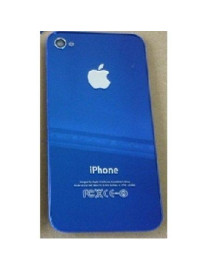 iPhone 4S Tampa Traseira Vidro Azul Marinho