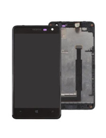 Nokia Lumia 625 Display LCD + Touch Preto + Frame 