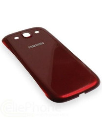 Samsung Galaxy S3 I9300 Tampa Traseira Vermelho